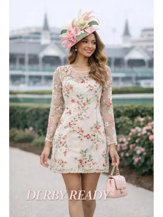 Endless Rose Floral Embroidered Mini Dress – Size Medium (NWT) - Picture 1 of 4